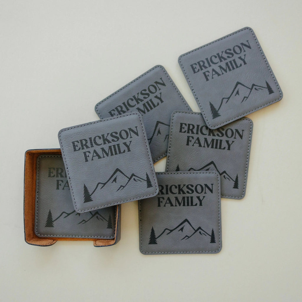 Personalized Coaster Gift Set