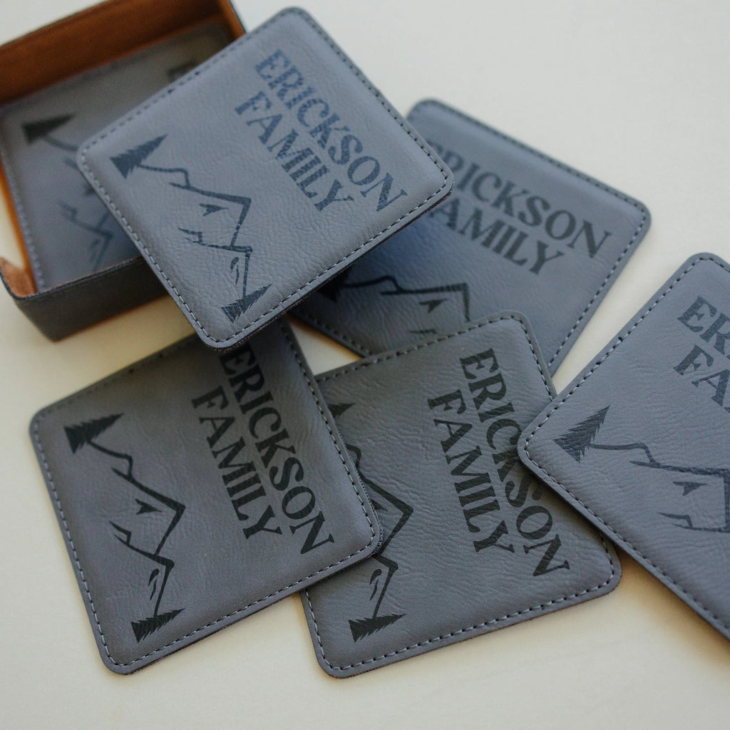 Personalized Coaster Gift Set