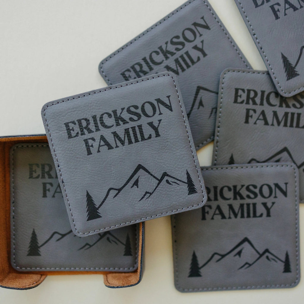 Personalized Coaster Gift Set