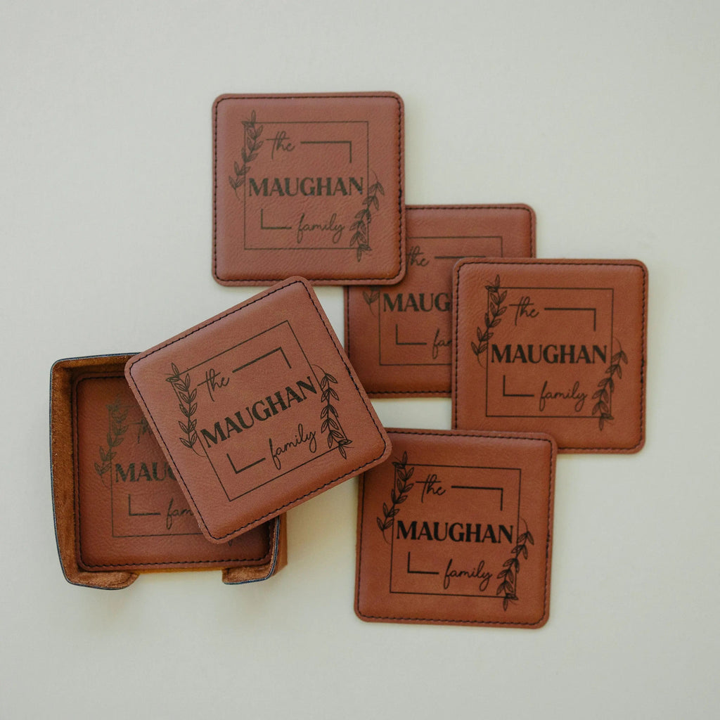 Personalized Coaster Gift Set